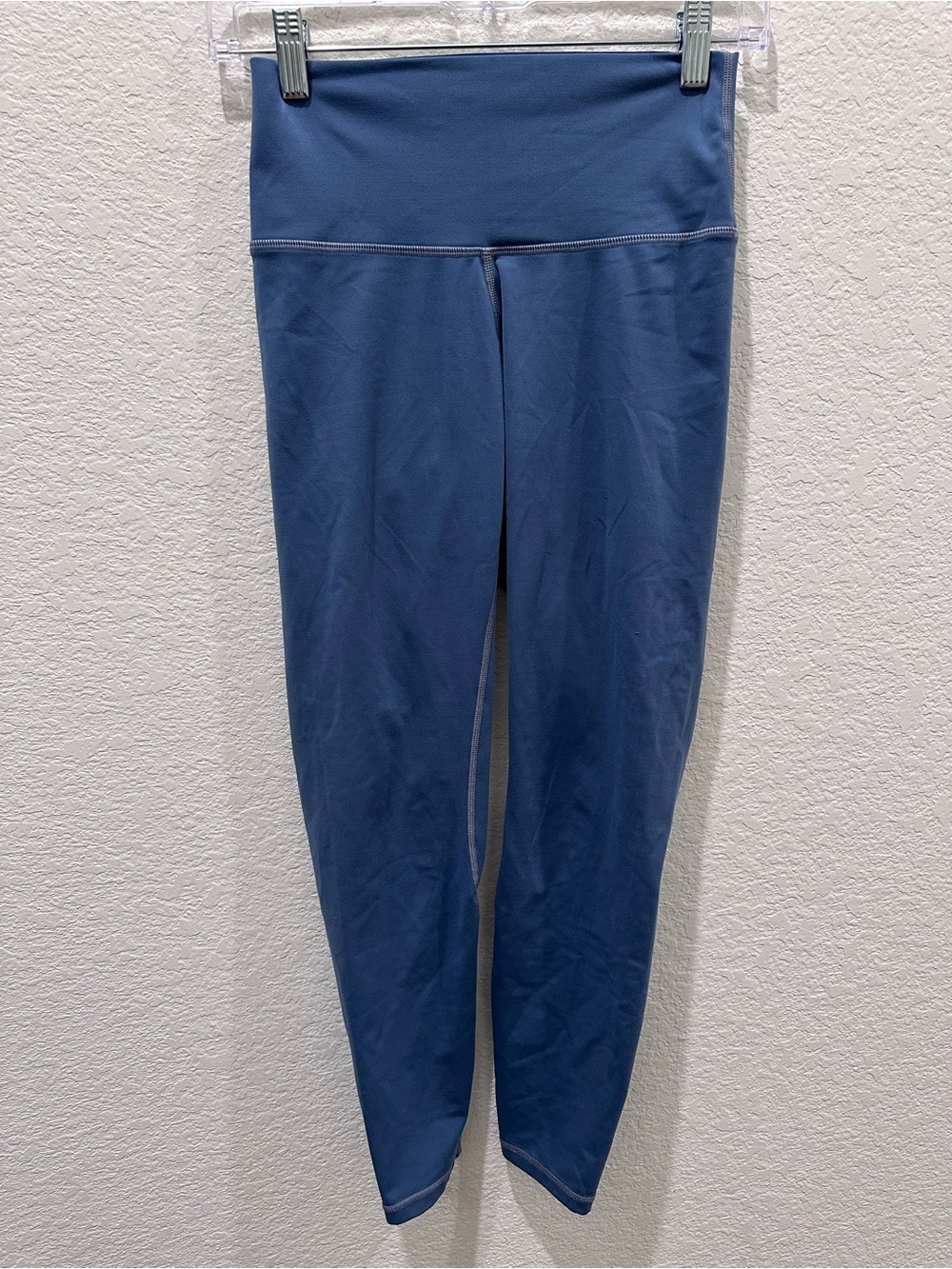 YUNOGA Women‎ Blue High Waisted Yoga Leggings Athleisure Size Small